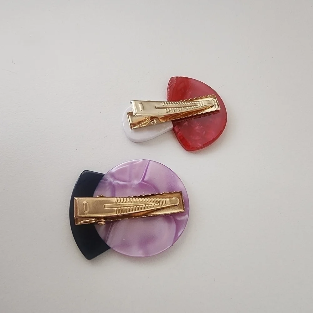 NEW Bundle Magic Crystal Ball Mushroom Hair Clips